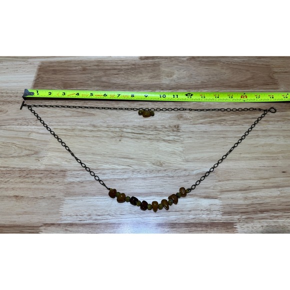 Vintage Agate 18" Necklace and Earrings Set - Picture 11 of 13